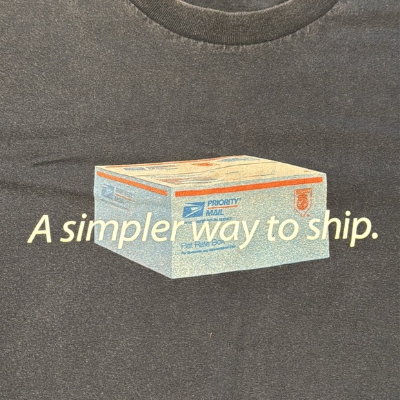 USPS United States Postal Service Short Sleeve Retail Clerk T-Shirt Unisex Navy - Picture 7 of 13